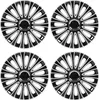 4pcs 14 Zoll Rad Hubcap Silber Sporty Protective Universal Produktbild-Vorschau 2