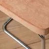 Lot de 2 chaises cantilever en velours côtelé terracotta Voir les images du produit 6