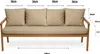 Coussins pour banc de jardin Beige| Coussin d'assise Voir les images du produit 8