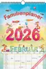Familienplaner Cartoon 2026- Bildkalender 23,7x34 cm - 6 Produktbild-Vorschau 2