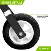 Close-up of a transport wheel on a device. Produktbild-Vorschau