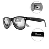 Retro Damen Sonnenbrille Schwarz Rosa Verspiegelt Vintage Produktbild-Vorschau 4