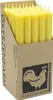 Stabkerzen aus Paraffin, 250/22 mm, Pastellgelb, KERZENFARM Produktbild-Vorschau 1