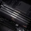 Close-up of computer RAM modules installed on a motherboard. Náhľad obrázku produktu