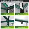 BRAST Gewächshaus Aluminium mit Fundament | 130x190x195cm Produktbild-Vorschau 7