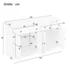 A technical drawing of a sideboard with dimensions indicated. Produktbild-Vorschau