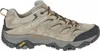 A side view of a beige Merrell Moab 3 hiking shoe against a white background. Produktbild-Vorschau