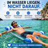 Wasserhängematte mit Kopf- und Nackenstütze, Luftmatratze Produktbild-Vorschau 3