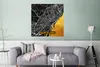 MuchoWow® Poster Barcelona - Stadtplan - Karte - Gold 75x75 Produktbild-Vorschau 5