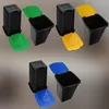 KOTARBAU® Poubelle avec couvercle Lot de 3 jaune bleu vert Voir les images du produit 8