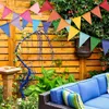 Bunt Wimpelkette Outdoor Wetterfest, 12M Indoor Party Produktbild-Vorschau 6