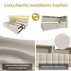 Lit rembourré avec éclairage LED, haut-parleurs Bluetooth, Voir les images du produit 6