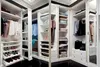 Edler Weißer Kleiderschrank Schlafzimmer Schränke Stilvolle Produktbild-Vorschau 5
