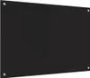 vidaXL Kuchyňský splashback černý 90 x 60 cm Tvrzené sklo Náhled obrázku produktu 6