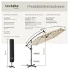 tectake® slunečník Artemis 3,5 x 3,5 m, otočný o 360° s Náhled obrázku produktu 5