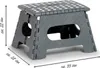 ZELLER Klapphocker 13031 aus Kunststoff, anthrazit / Tritt Produktbild-Vorschau 2