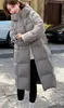 ASKSA Damen Daunenjacke Winter Lang Daunenmantel Produktbild-Vorschau 3