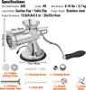 SucceBuy Manueller Fleischwolf, Fleischwolf mit Handkurbel Produktbild-Vorschau 7