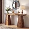 Console tafel van massief hout, 160 cm, salontafel voor Productafbeelding-voorbeeld 8