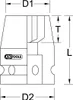 KS Tools 515.1338, Steckschlüsselbuchse, Schwarz, 1 Produktbild-Vorschau 6