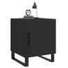 vidaXL Nachttische 2 Stk. Schwarz 40x40x50 cm Holzwerkstoff Produktbild-Vorschau 5