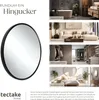 tectake® Runder Wandspiegel Fiona Ø 50 cm integrierte Produktbild-Vorschau 4