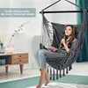 Hängesessel, Hängestuhl, Hängeschaukel, mit 2 Kissen, bis Produktbild-Vorschau 6