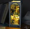 DIY Book Nook Kit 3D Holzpuzzle Bücherregaleinsatz Produktbild-Vorschau 7