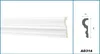 2 Meter Flachleiste 54x16mm - Stuckprofil aus Produktbild-Vorschau 2