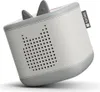 A white and gray Tonies Toniebox speaker with cat-like ears on top, shown at an angle on a white background. Náhled obrázku produktu