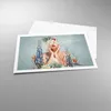Poster - Poster ohne Rahmen - Surreal Frau Blumen - 91,5x61 Produktbild-Vorschau 3