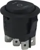 Wippschalter 22 mm Rund 6-Pin ON-OFF-ON Schwarz 250V 6A Produktbild-Vorschau 2