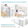 Dripex Laufgitter Laufstall Baby Absperrgitter 8+2 Paneele Produktbild-Vorschau 4