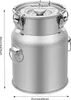 Milchkanne - Vorratsbehälter 5L - Edelstahl 201 - Luftdicht Produktbild-Vorschau 2