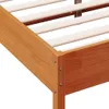Massivholzbett ohne Matratze Wachsbraun 120x190 cm Produktbild-Vorschau 7