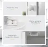 HOMCOM Armadietto a specchio, scaffale da bagno, mobile da Anteprima dell’immagine prodotto 4