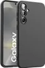A black phone case is shown in front of a blurred image of a phone. Náhľad obrázku produktu
