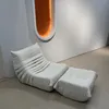 Canapé - Fauteuil-lit Canapé relax avec pouf Beige Voir les images du produit 6