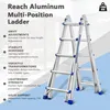 STANEW Aluminium Echelle télescopique 5.1 M, 3 en 1 Voir les images du produit 5