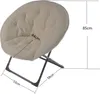 Moon Chair pliable, recouverte de laine de mouton, XXL, Voir les images du produit 4
