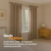 Écharpe décorative Ellen à boucles, lot de 2, gris sable, Voir les images du produit 6