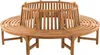 CLP Baumbank Novum rund teak Größe 250 cm Produktbild-Vorschau 1