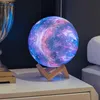 Lampa księżycowa 3D Starry Sky Moon Lamp 16 kolorów Zdalne Podgląd zdjęcia produktu 5
