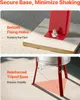 Close-up shots of a honey extractor's base, highlighting its stability features. Anteprima dell’immagine prodotto