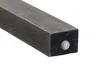 A close-up of a dark gray square bar with a white circular object embedded in one end. Náhľad obrázku produktu