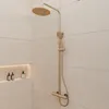 Colonne de douche Thermostatique finition Or Doré Brossé Voir les images du produit 2