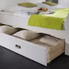 Schlafzimmer komplett Set SAVONA-69 in Kiefer massiv weiß Produktbild-Vorschau 3