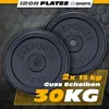 ScSPORTS® Hantelscheiben - Set 30kg (2x15kg), 30/31mm Produktbild-Vorschau 2