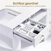 Doppelnageltisch mit 5 Schubladen, 2 Regalen, 3 Ablagen & 2 Produktbild-Vorschau 5