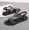 ASKSA Damen Glitzer Sandalen Sommer, Strass Sandalen Produktbild-Vorschau 6